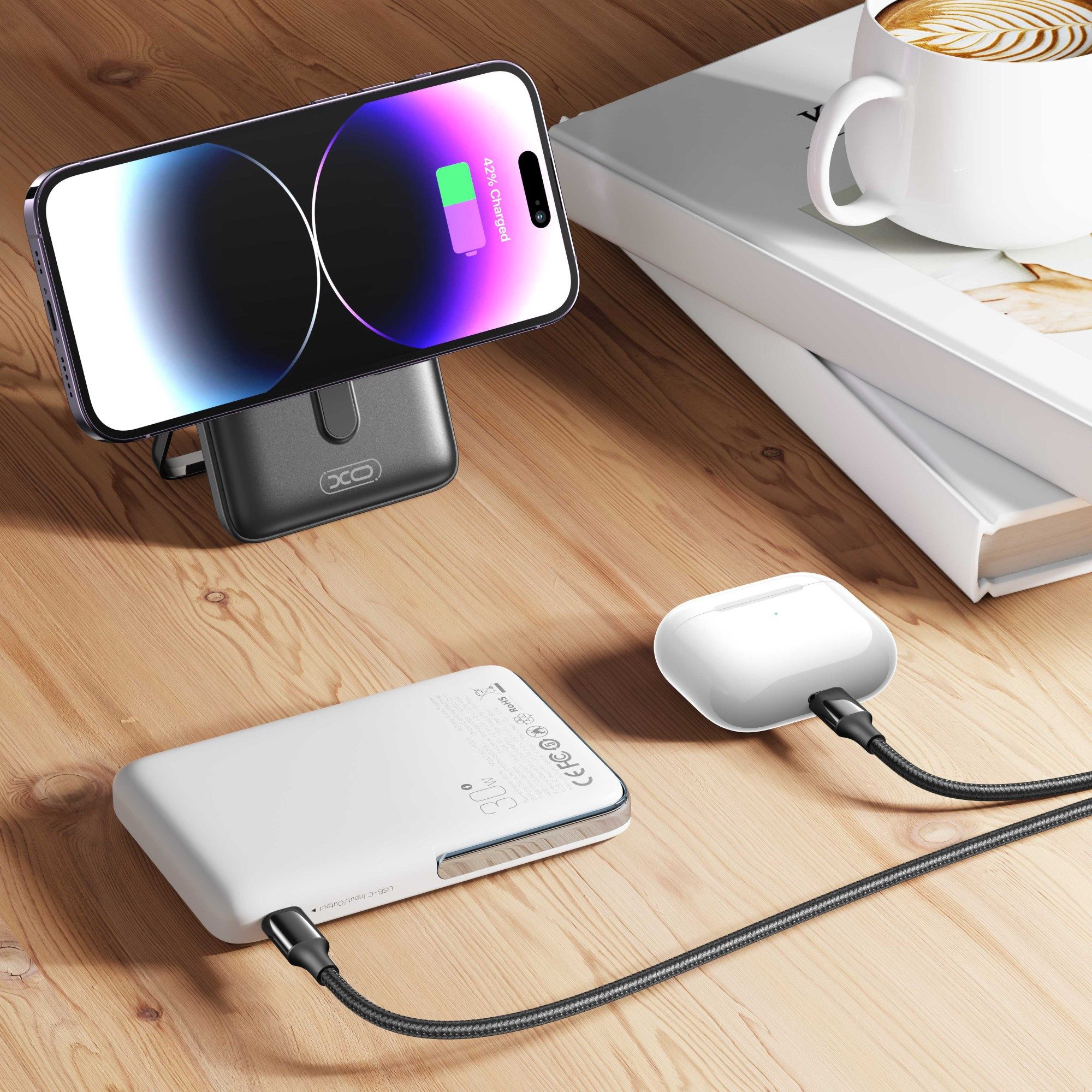 XO Powerbank 30W unterstützt das Schnellladeprotokoll 10000mAh Powerbank