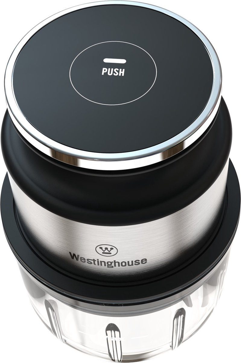 Westinghouse Zerkleinerer Mini 300 ml 45 W mit 3 Edelstahlklingen, 45,00 W, 300 ml, 3 Edelstahlklingen, Ein-Tasten-Bedienung