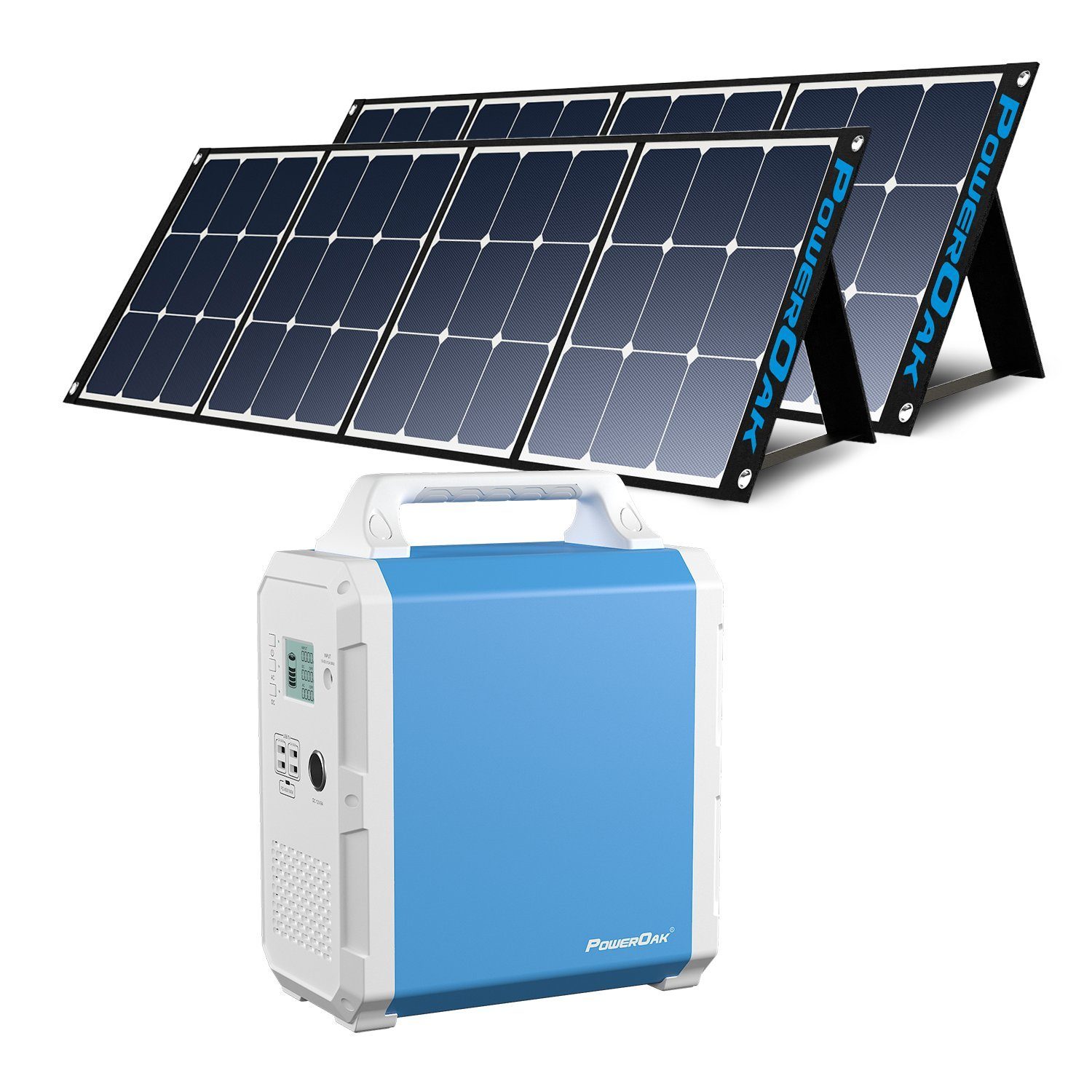 BLUETTI Stromerzeuger EB120 BLUE mit 2*SP200 200W Solarpanels, (4-tlg)