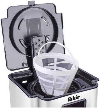 FAKIR Frühstücks-Set Aroma Grande & Calypso, 2er-Set aus Kaffeemaschine mit Dauerfilter und Toaster, Edelstahl