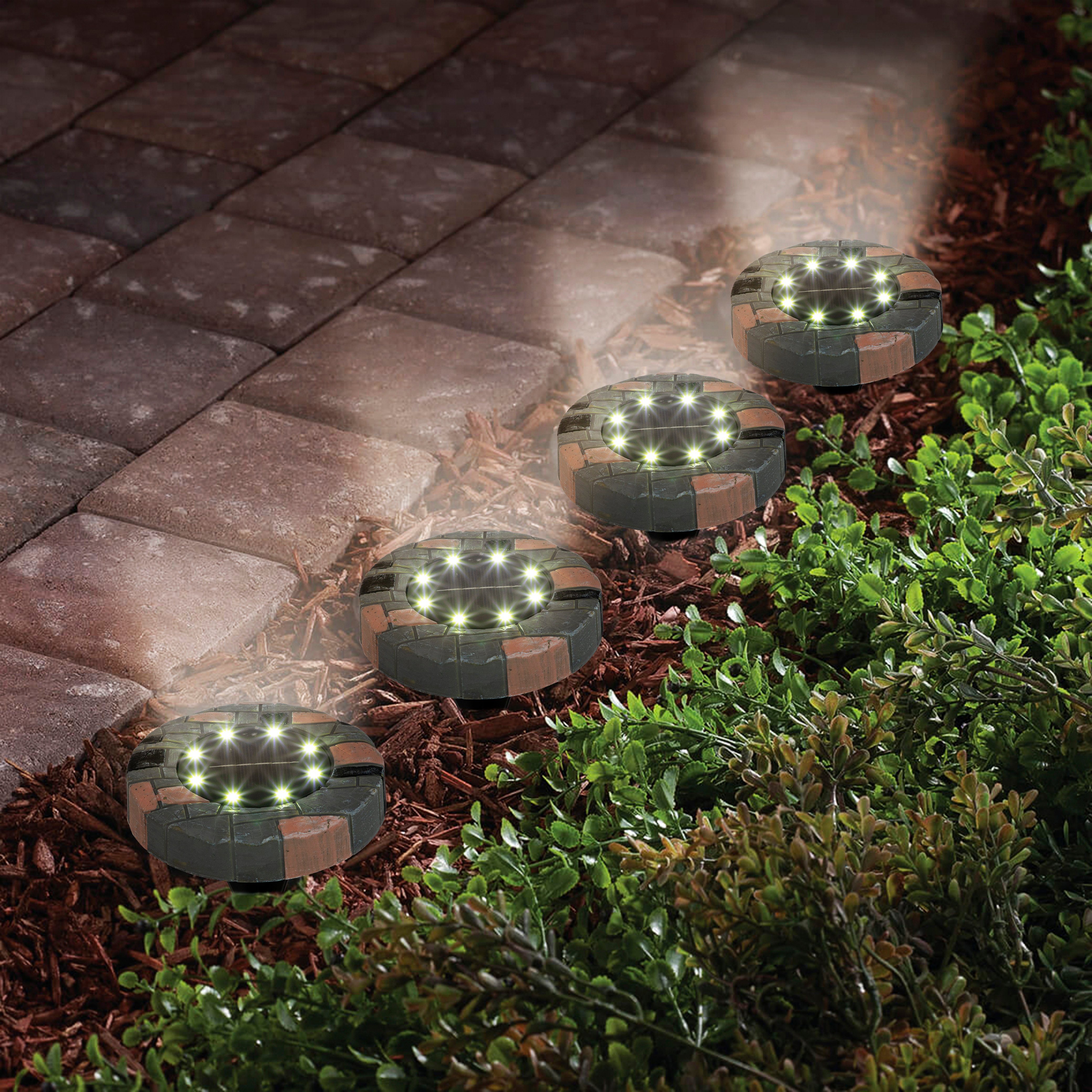BONETTI LED Gartenleuchte Solar Bodenleuchte mit günstig online kaufen
