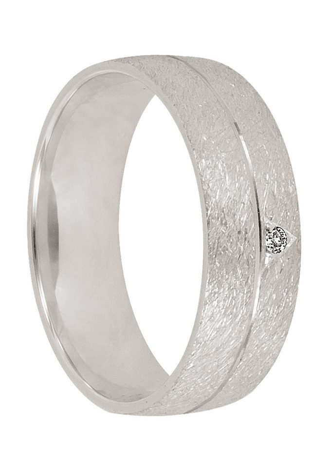 Firetti Trauring Schmuck Geschenk Gold 375 Hochzeit Ehering Trauring "LIEBE", Made in Germany, wahlweise mit oder ohne Brillant