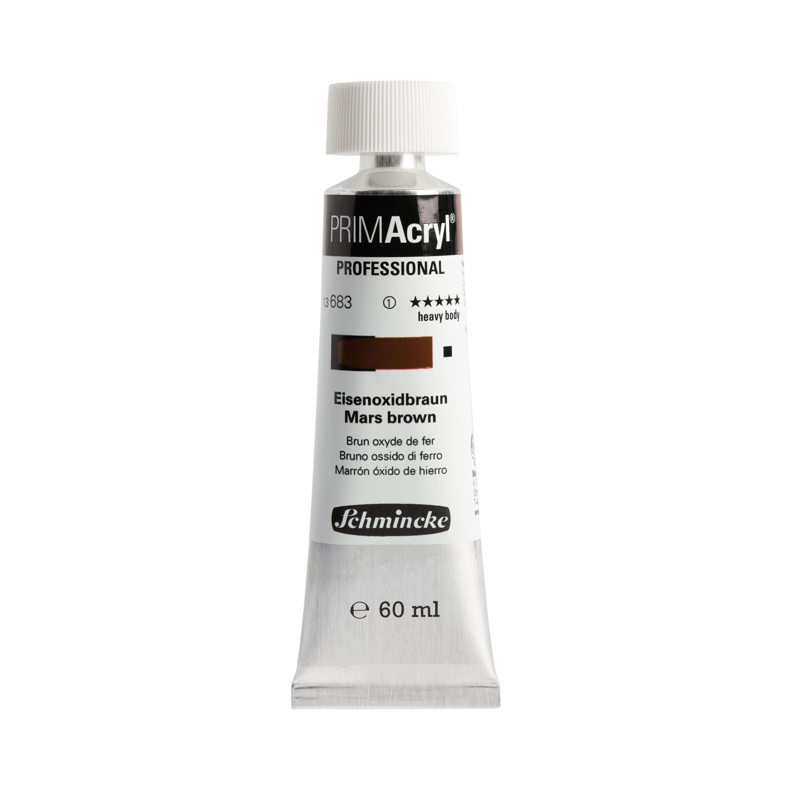 Schmincke Acrylfarbe 60ml PRIMAcryl Eisenoxidbraun Acryl 13 683 011