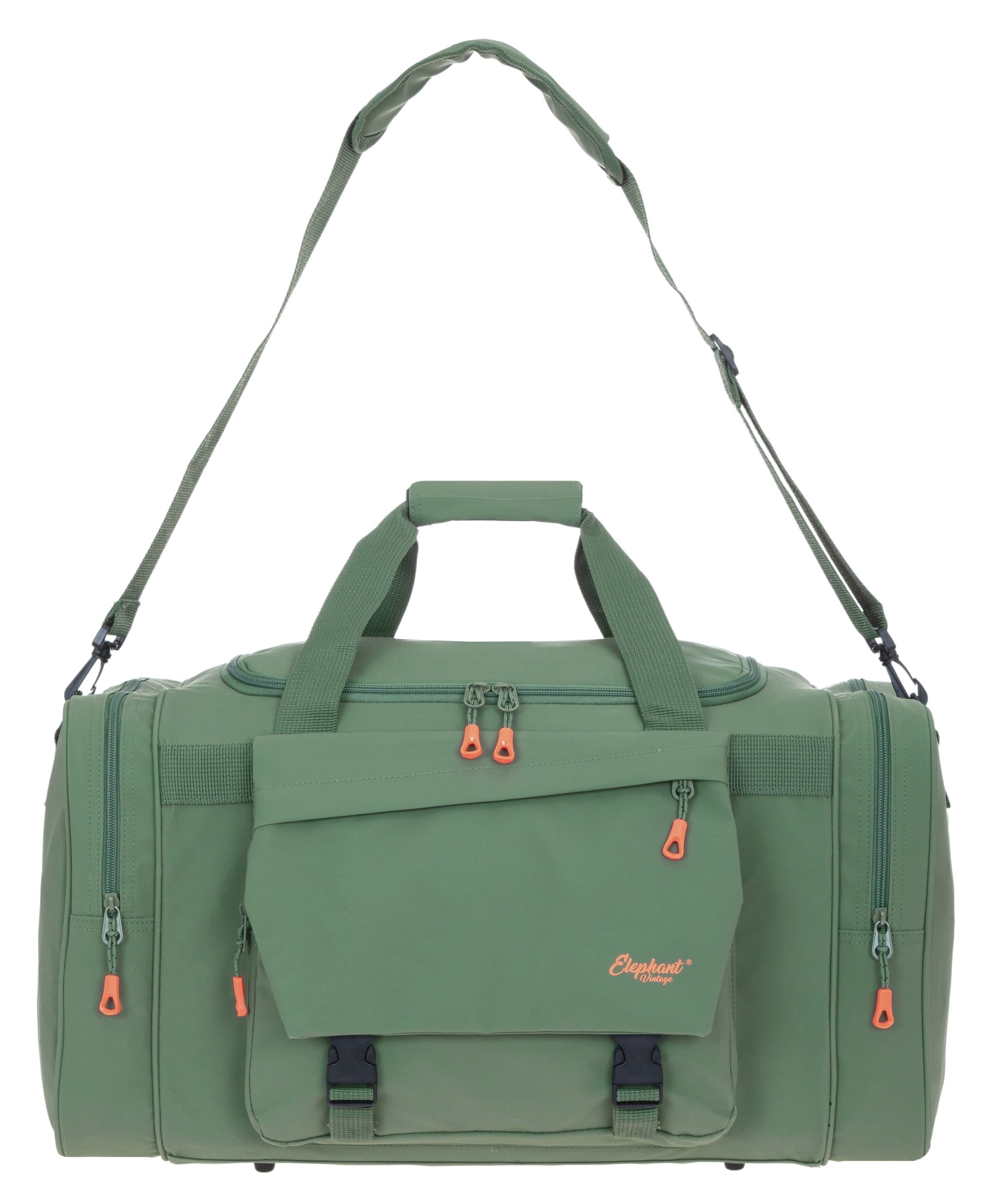 ELEPHANT Sporttasche Reisetasche Saunatasche Damen Herren aus Plane Tour 55 cm, 40 L Large wasserabweisend Sauna Reise Sport Tasche + Flasche