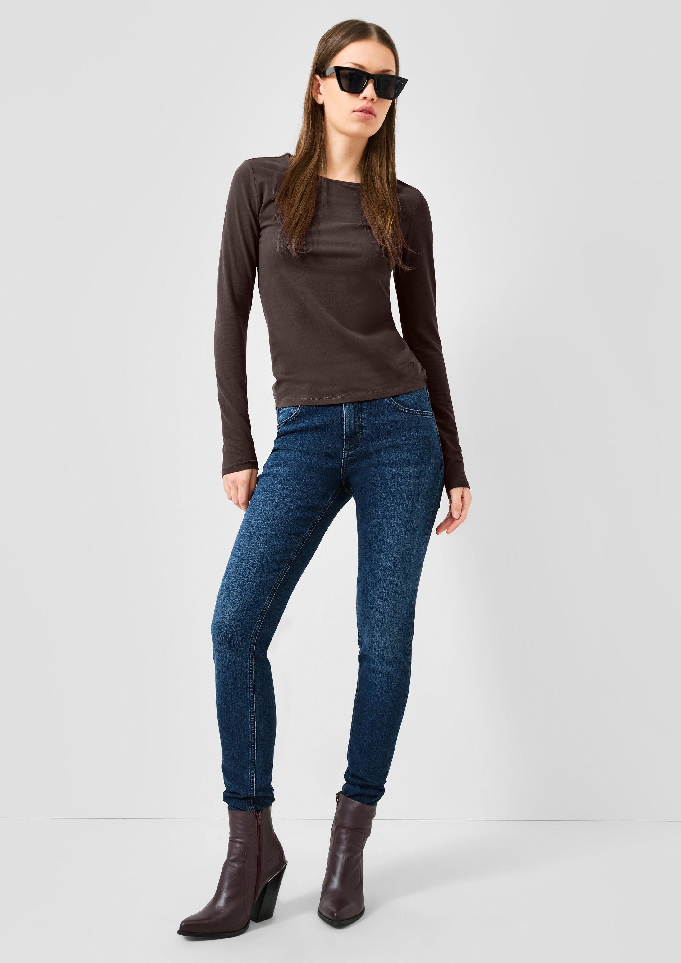 QS Langarmshirt T-Shirt Softes Longsleeve aus Baumwollstretch – Bild 5 von 5