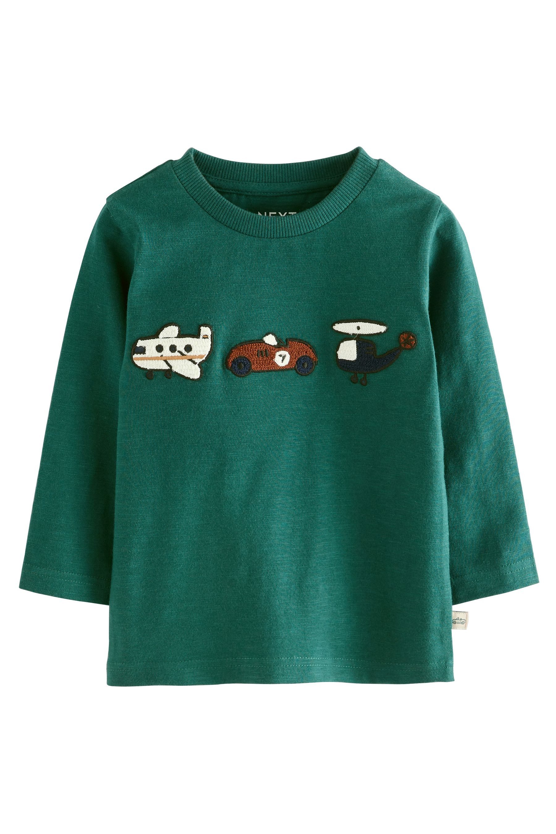 Next Langarmshirt Langärmeliges Shirt mit Applikation günstig online kaufen