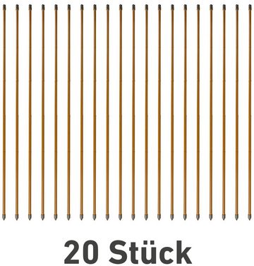 Windhager Rankhilfe Set, 20 St., Stahlpflanzstäbe in Bambusoptik, H: 90 cm