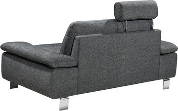 DELA Design 2-Sitzer Fiodora, inkl 2 verstellbarer Armlehnen und 1 Kopfstütze
