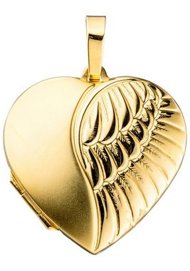 JOBO Medallionanhänger Anhänger Medaillon Herz, 333 Gold