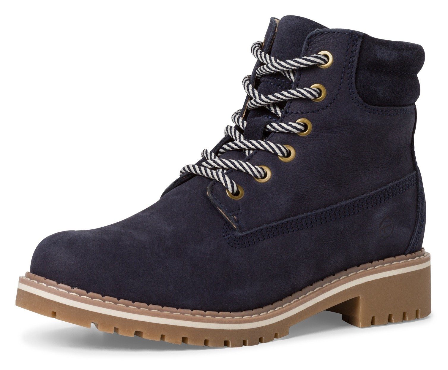 Tamaris Winterboots, Blockabsatz, Schnürboots, Outdoorschuh mit günstig online kaufen