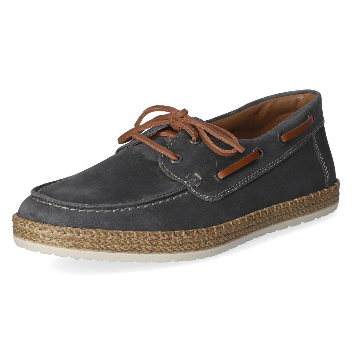Rieker Rieker B5220-14 Herren Rauleder blue Schnürschuh