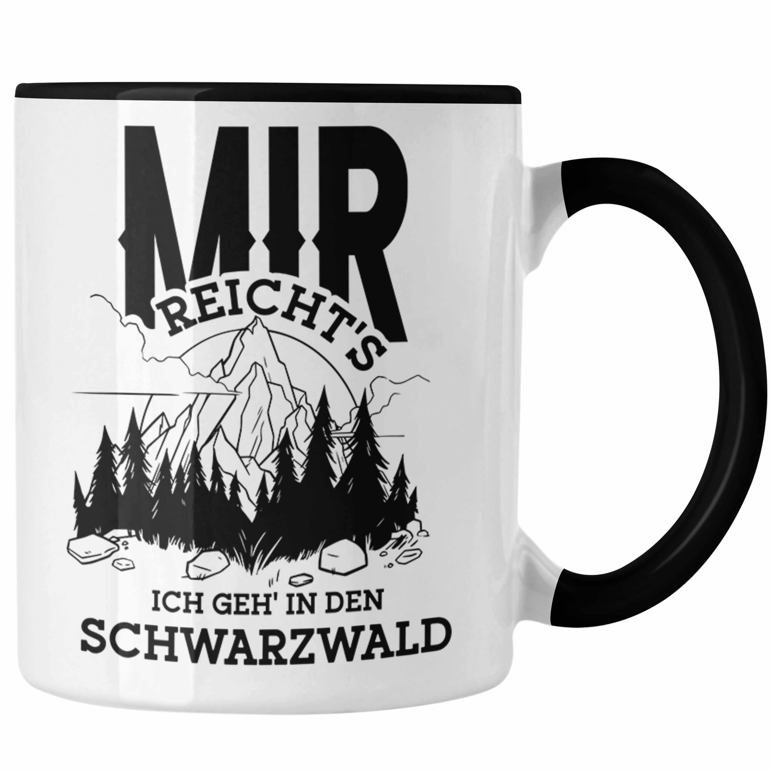 Trendation Tasse Schwarzwald Wanderer Tasse mit lustigem Spruch