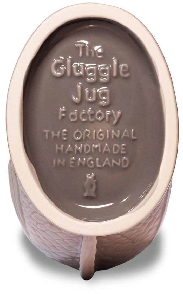 Gluckigluck Wasserkaraffe, (Original Gluggle Jug aus England), mit Gluckergeräusch, handgefertigt, ikonisches Fisch-Design, 1,2 L