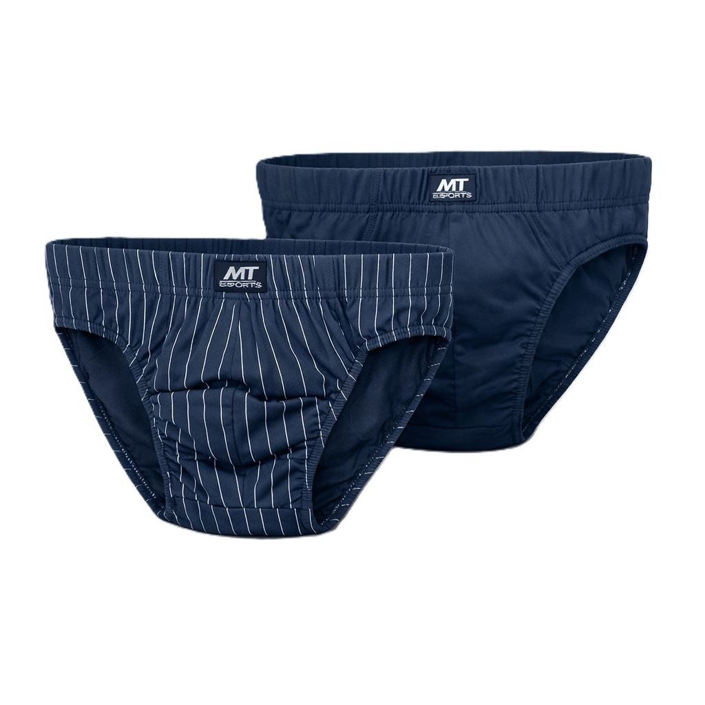 Toker Collection® Slip Herren Slip 2er-Pack Baumwolle/Elasthan (uni & gestreift) (Packung, 2er Pack) hautsympatisch