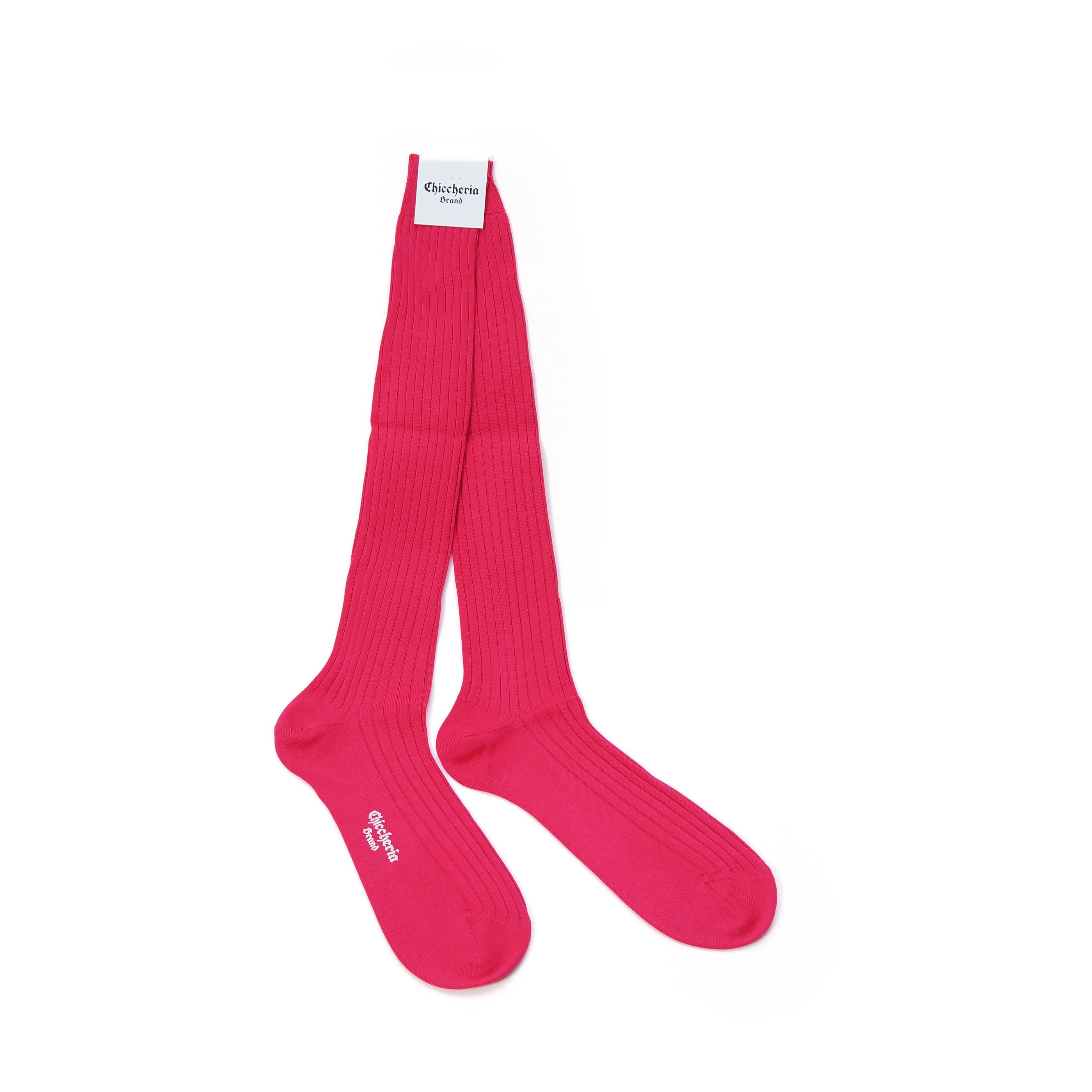 Chiccheria Brand Kniestrümpfe (1 Paar) aus Baumwolle, Made in Italy by Bresciani