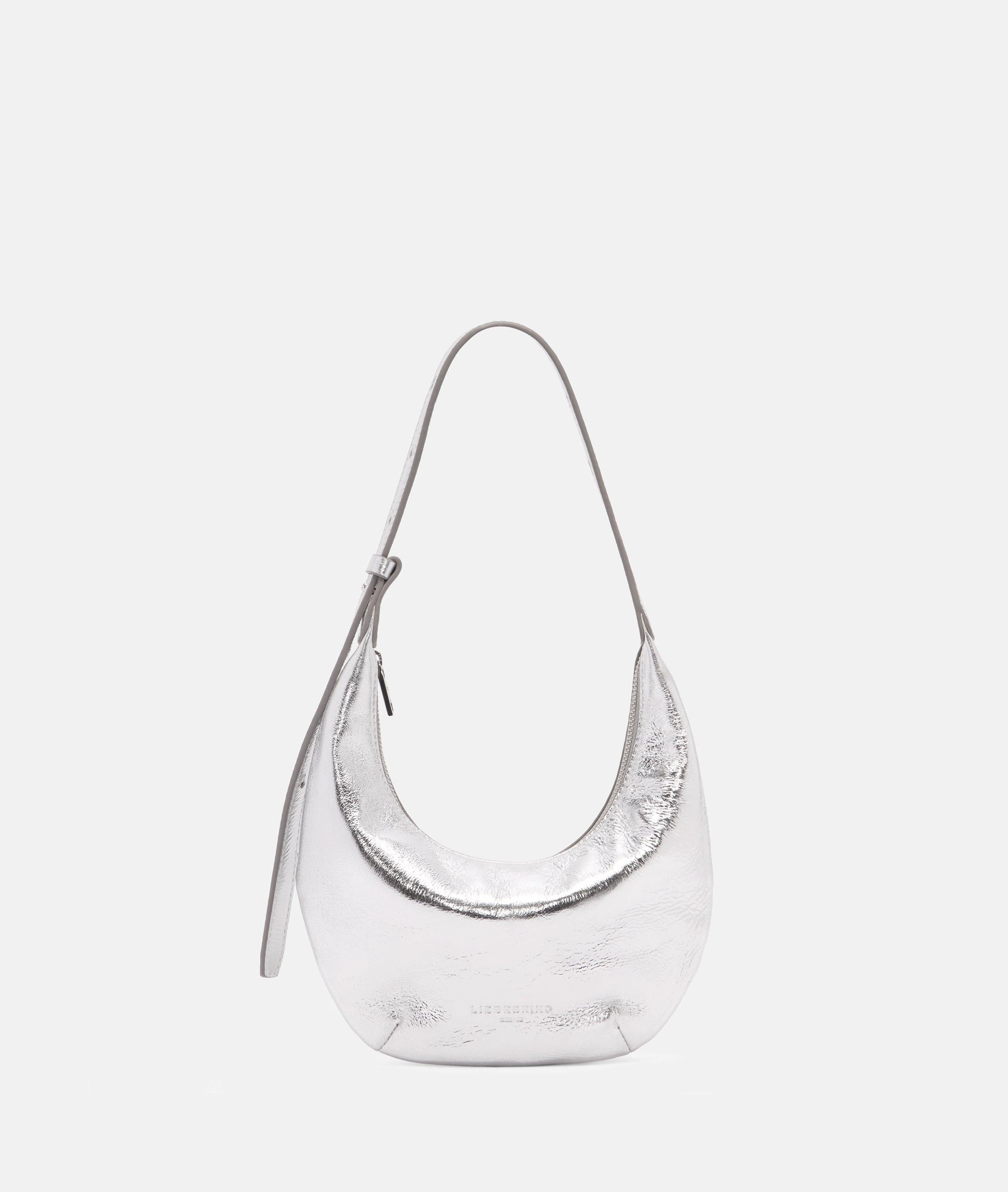Liebeskind Berlin Schultertasche Hobo, Mini-Bag mit Metallic-Finish