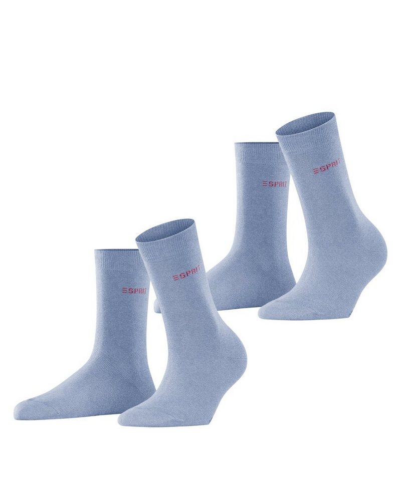 Esprit Socken Esprit Uni 2-Pack Damen (2-Paar) aus elastischem Material