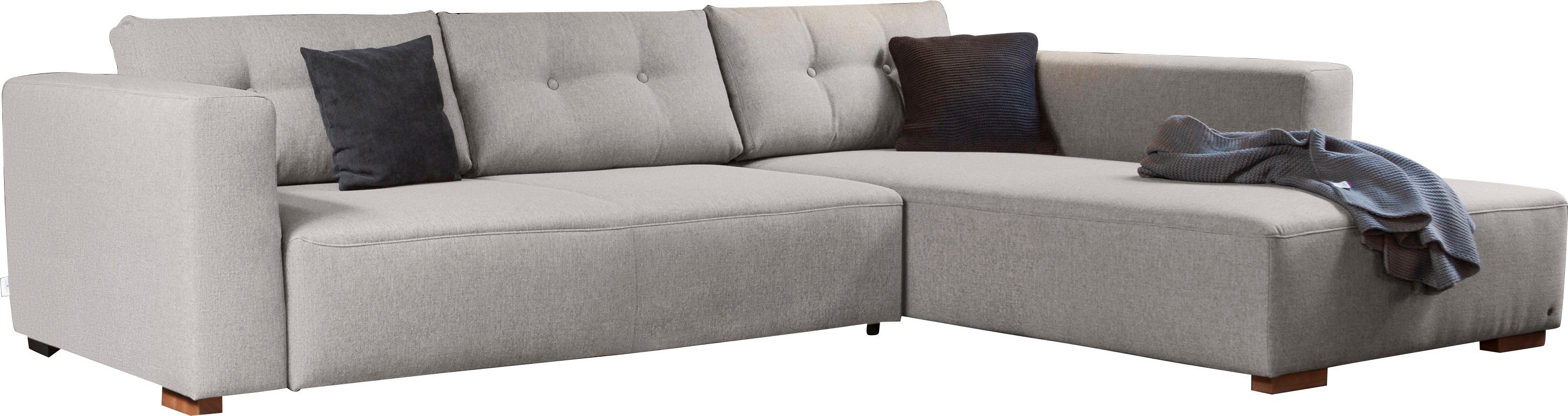 TOM TAILOR HOME Ecksofa HEAVEN CHIC M, aus der COLORS COLLECTION, wahlweise mit Bettfunktion & Bettkasten