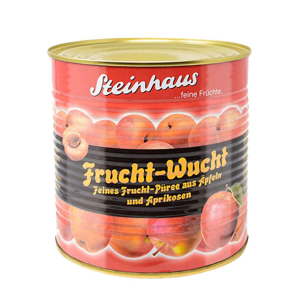 Steinhaus Obstkonserve, Steinhaus Frucht Wucht Aprikose Frucht Püree aus Apfel Aprikose 2650ml