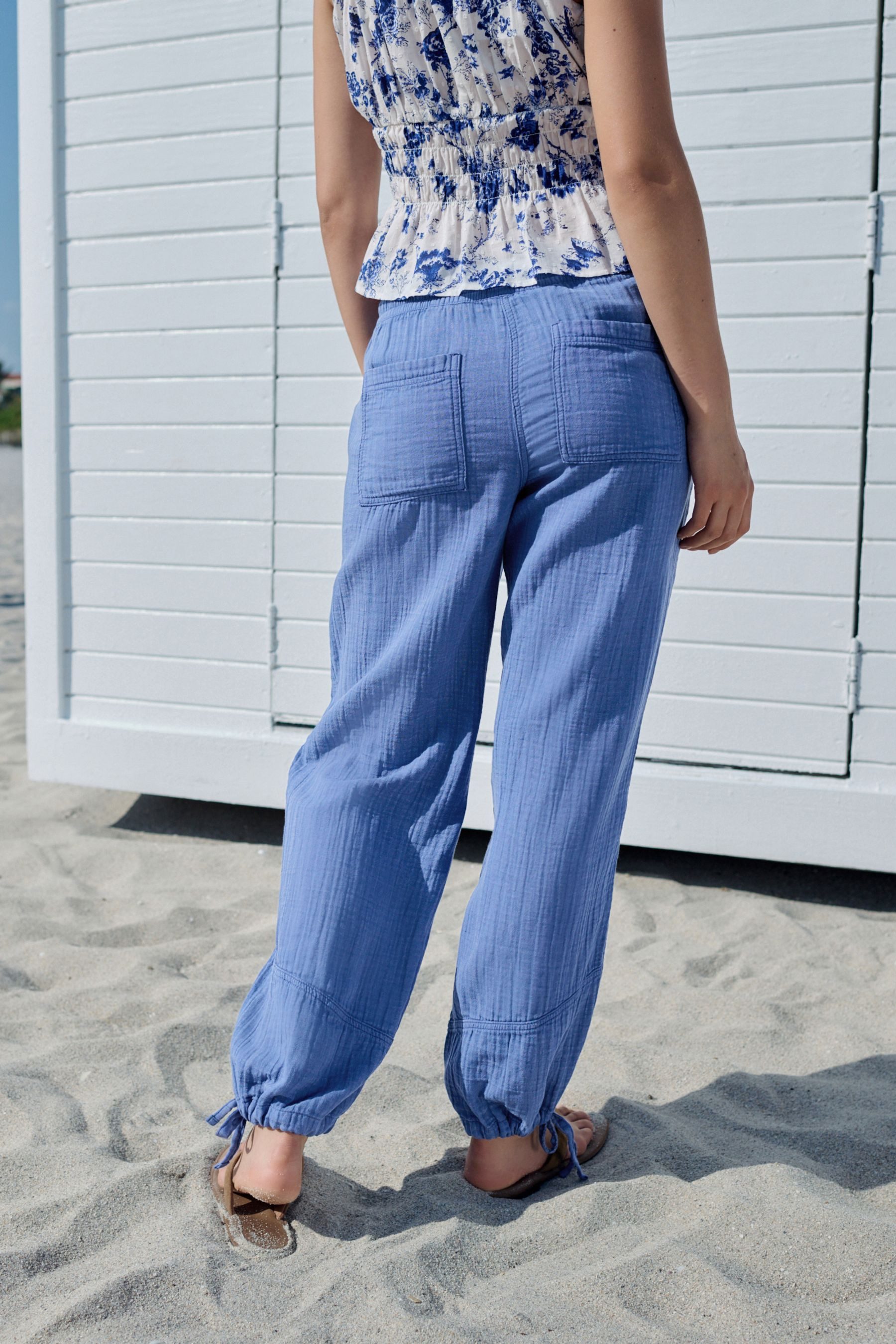 Next Palazzohose Schlupfhose aus Doppelgewebe mit günstig online kaufen