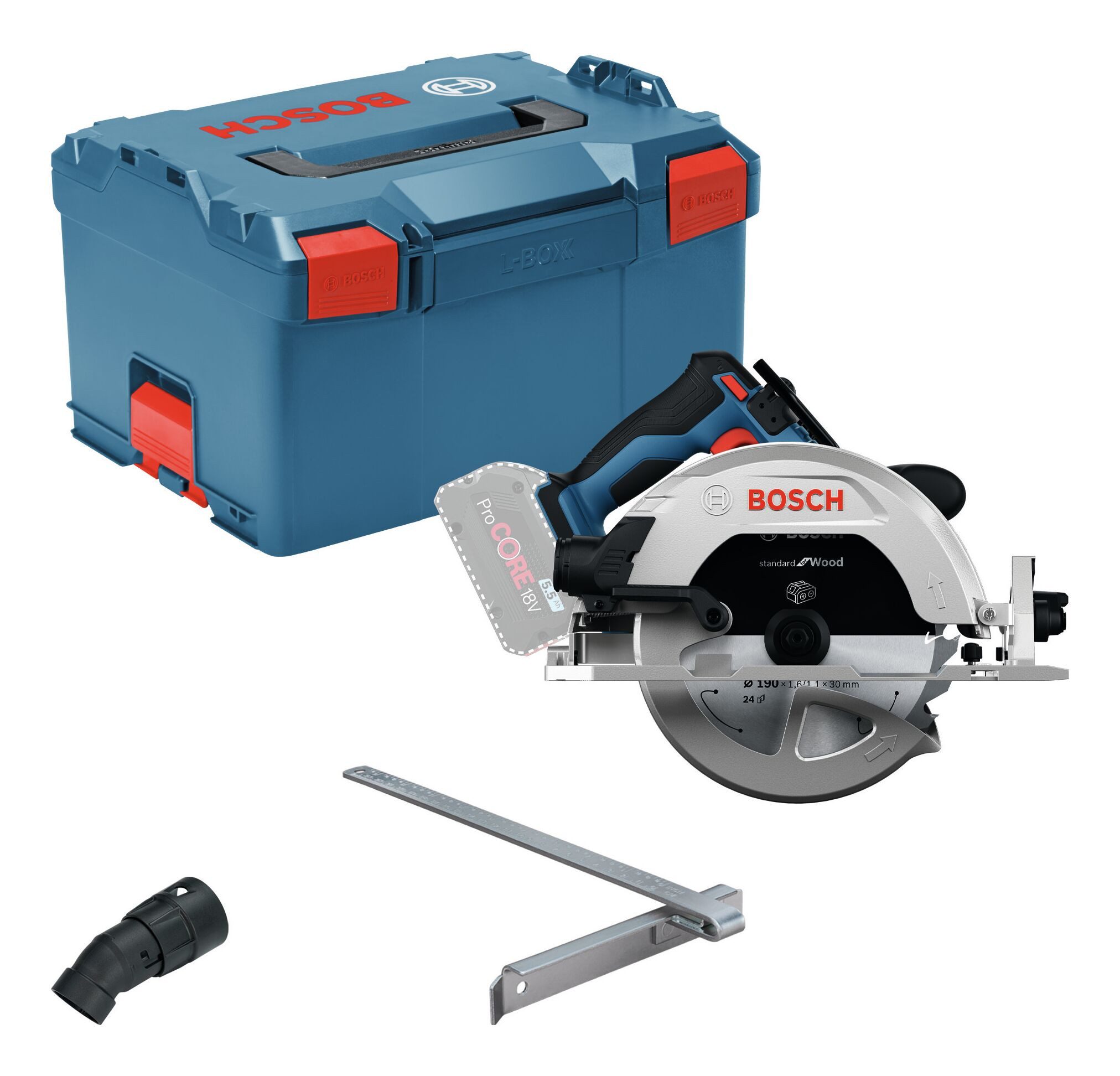 BOSCH Akku-Handkreissäge GKS 18V-68-2, Kreissäge Ohne Akku - in L-BOXX 238
