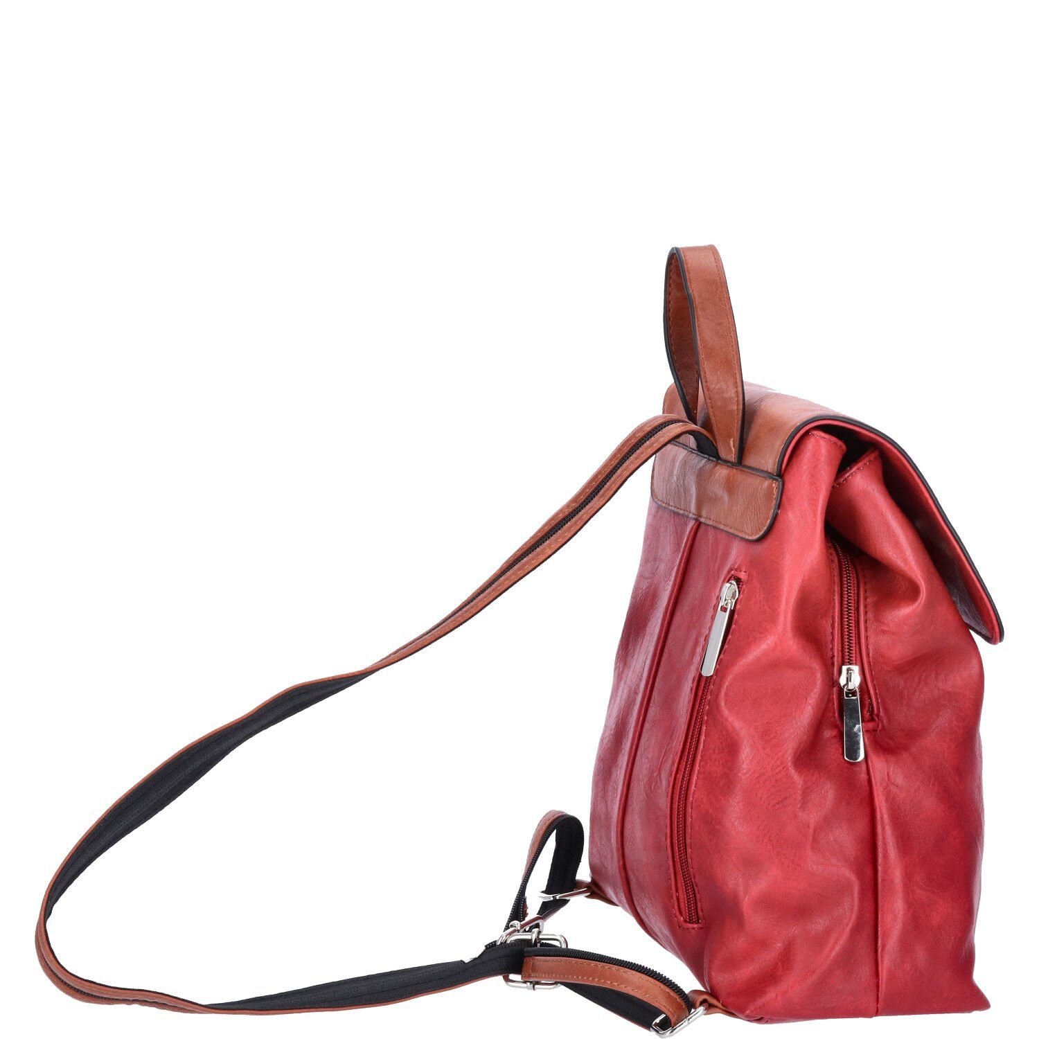 Antonio Freizeitrucksack Antonio Freizeit Rucksack rot (1-tlg) günstig online kaufen