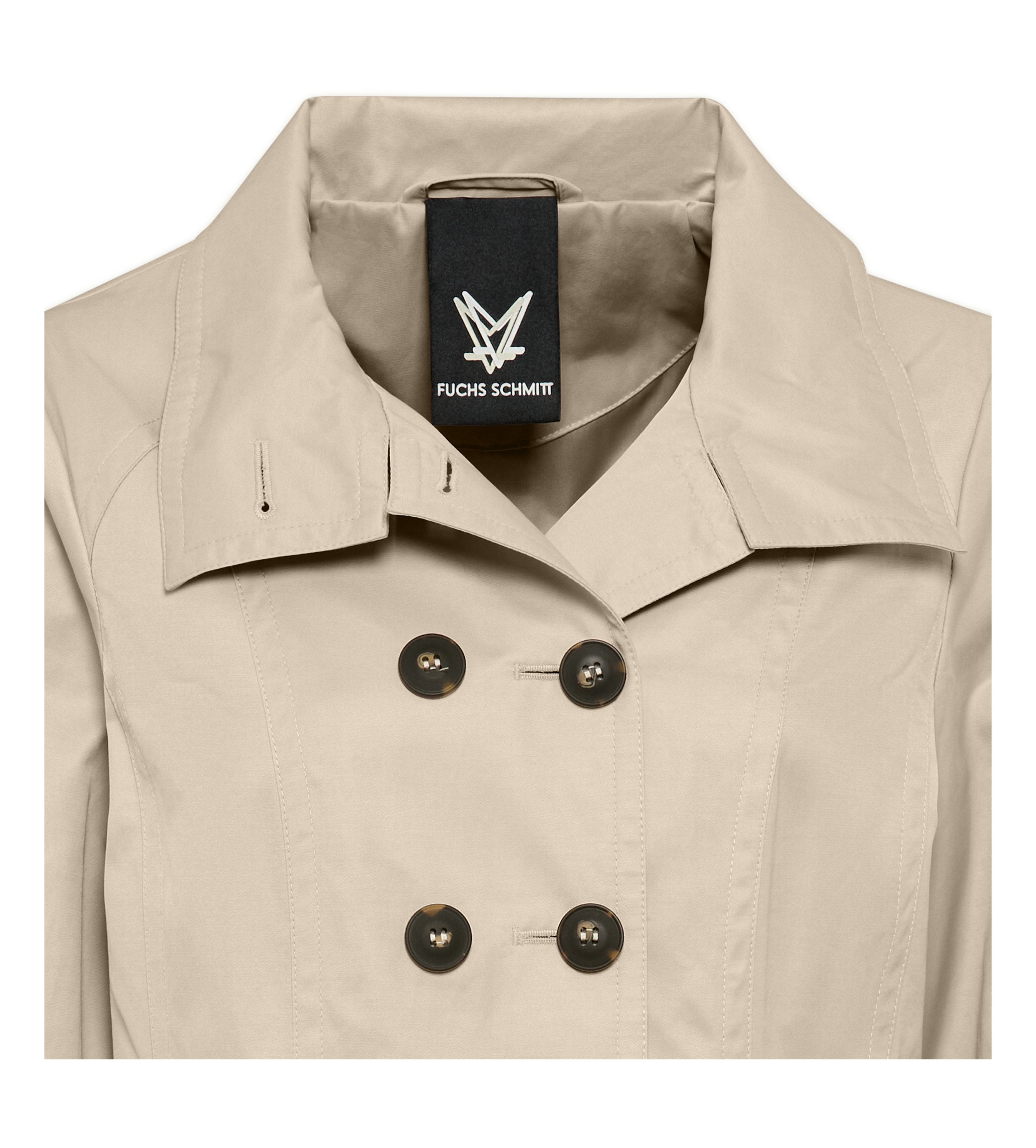 Fuchs Schmitt Outdoorjacke Stehkragen, Regular Fit, Lightweight Cotton