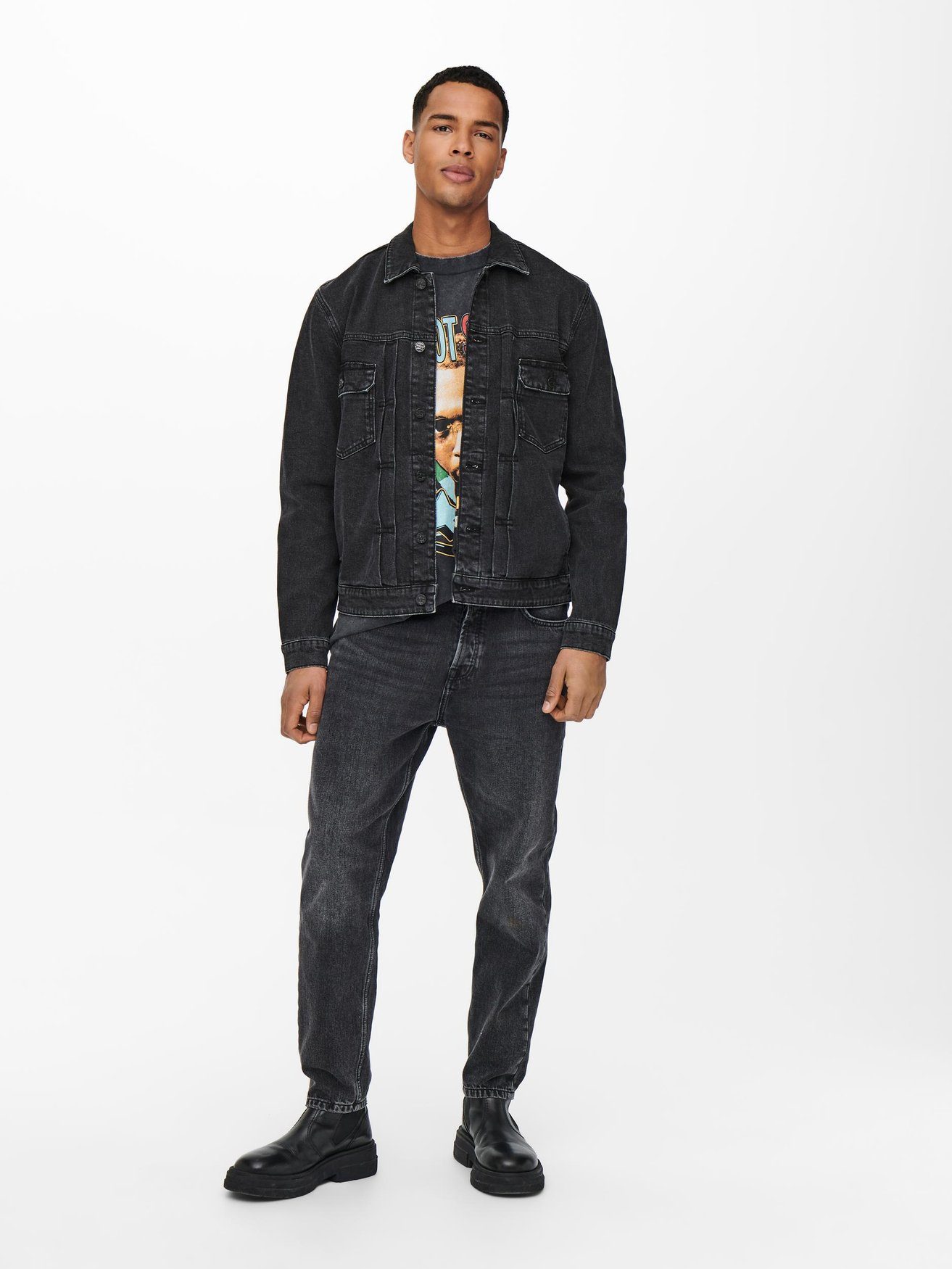 ONLY & SONS Jeansjacke LED ZEPPELIN günstig online kaufen