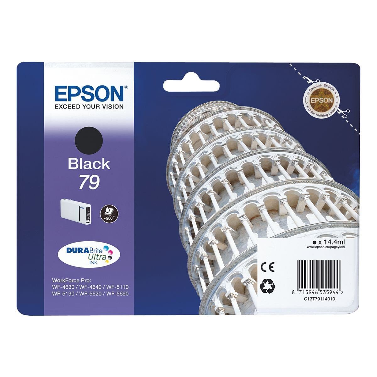 Epson T7911 Tintenpatrone (schwarz)