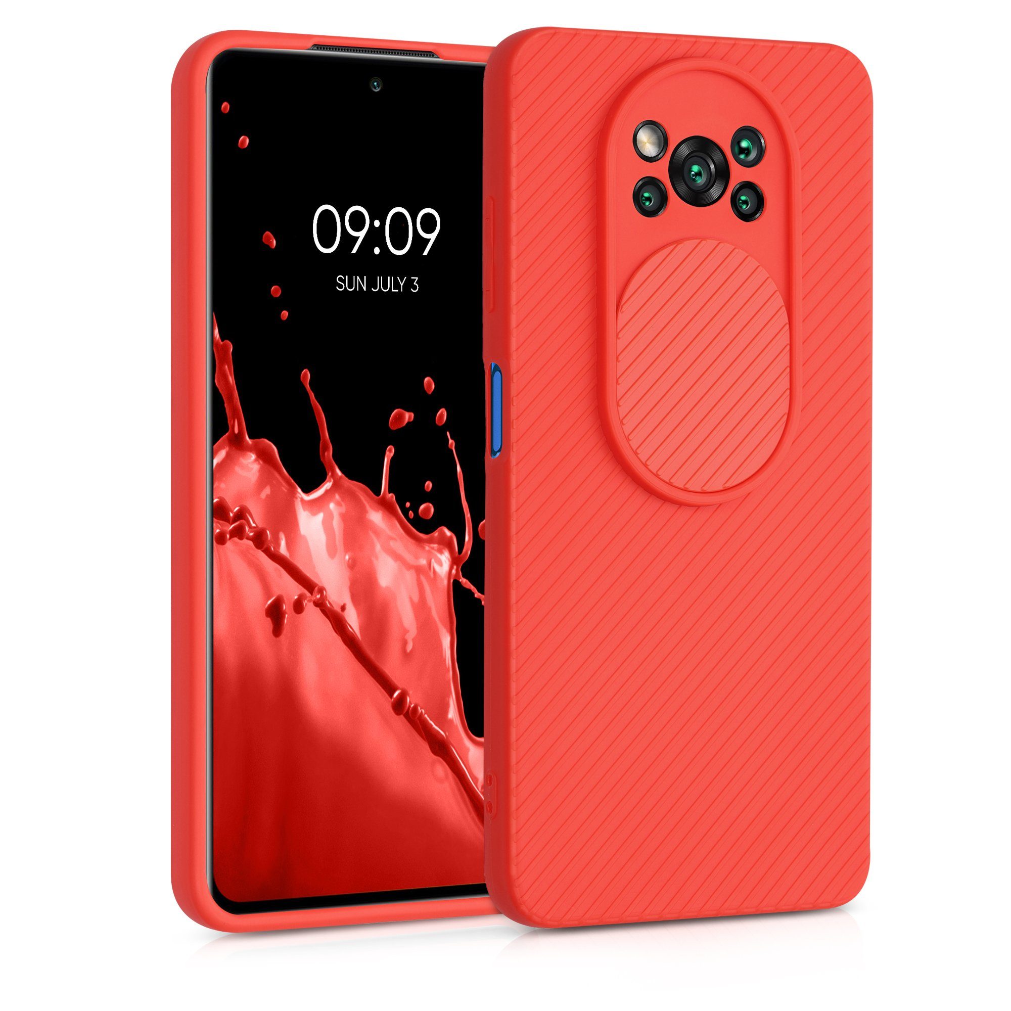 kwmobile Handyhülle Hülle für Xiaomi Poco X3 NFC / Poco X3 Pro, TPU Silikon Handy Schutzhülle