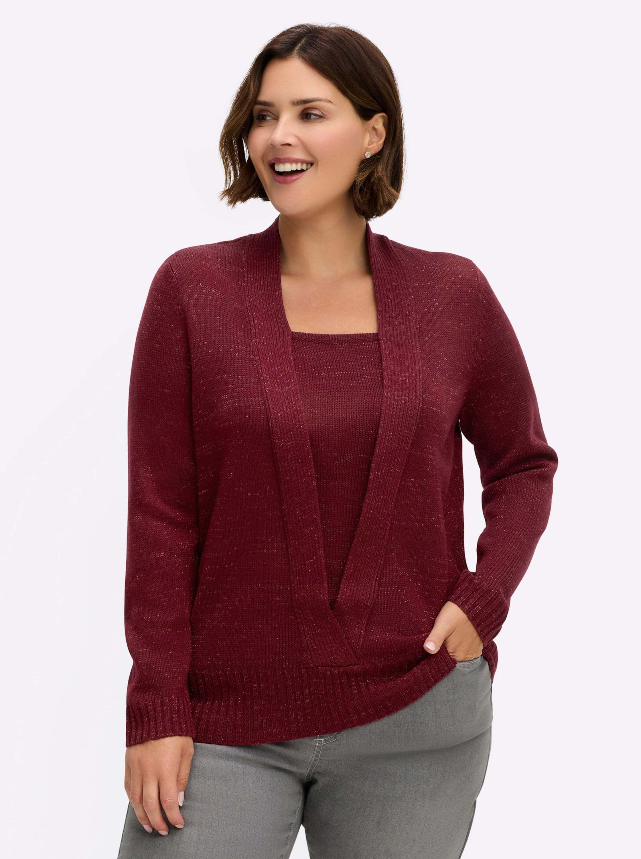 Sieh an! Strickpullover Pullover Langarm Jersey