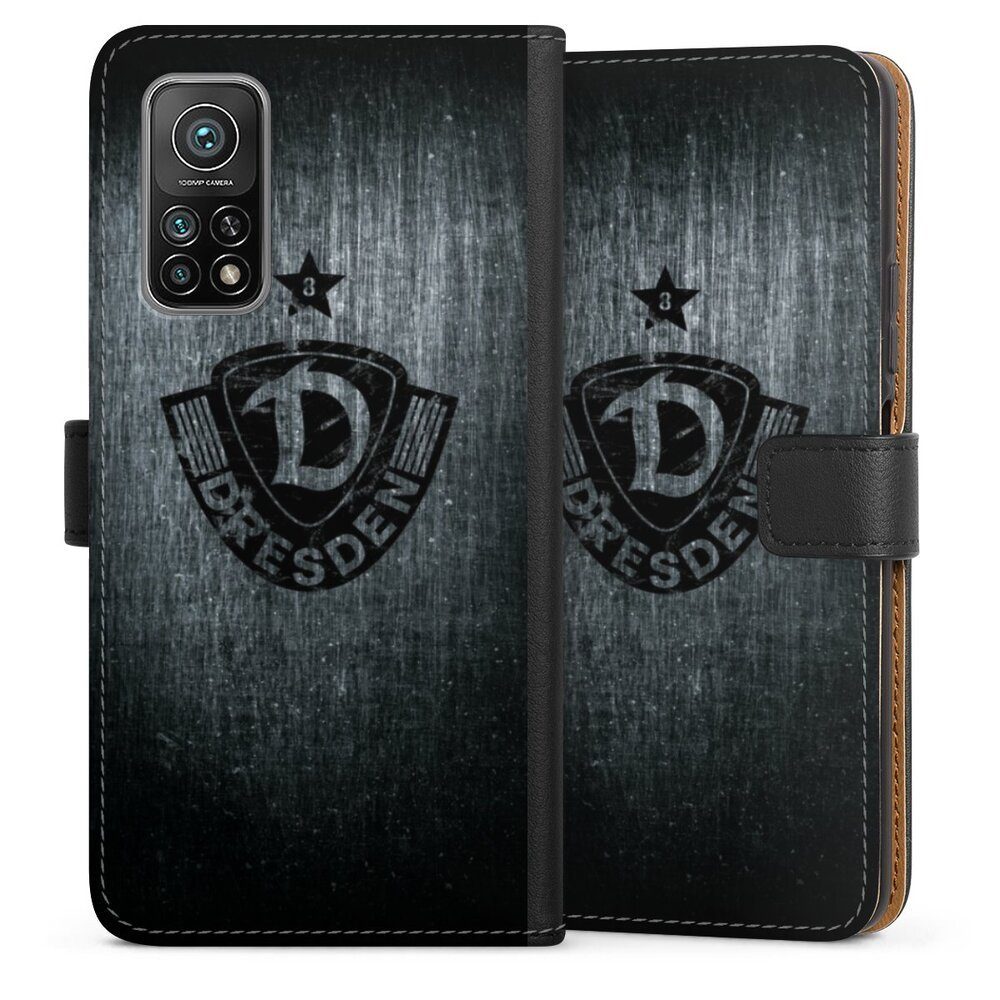 DeinDesign Handyhülle SG Dynamo Dresden Offizielles Lizenzprodukt Vintage, Xiaomi Mi 10T Pro 5G Hülle Handy Flip Case Wallet Cover