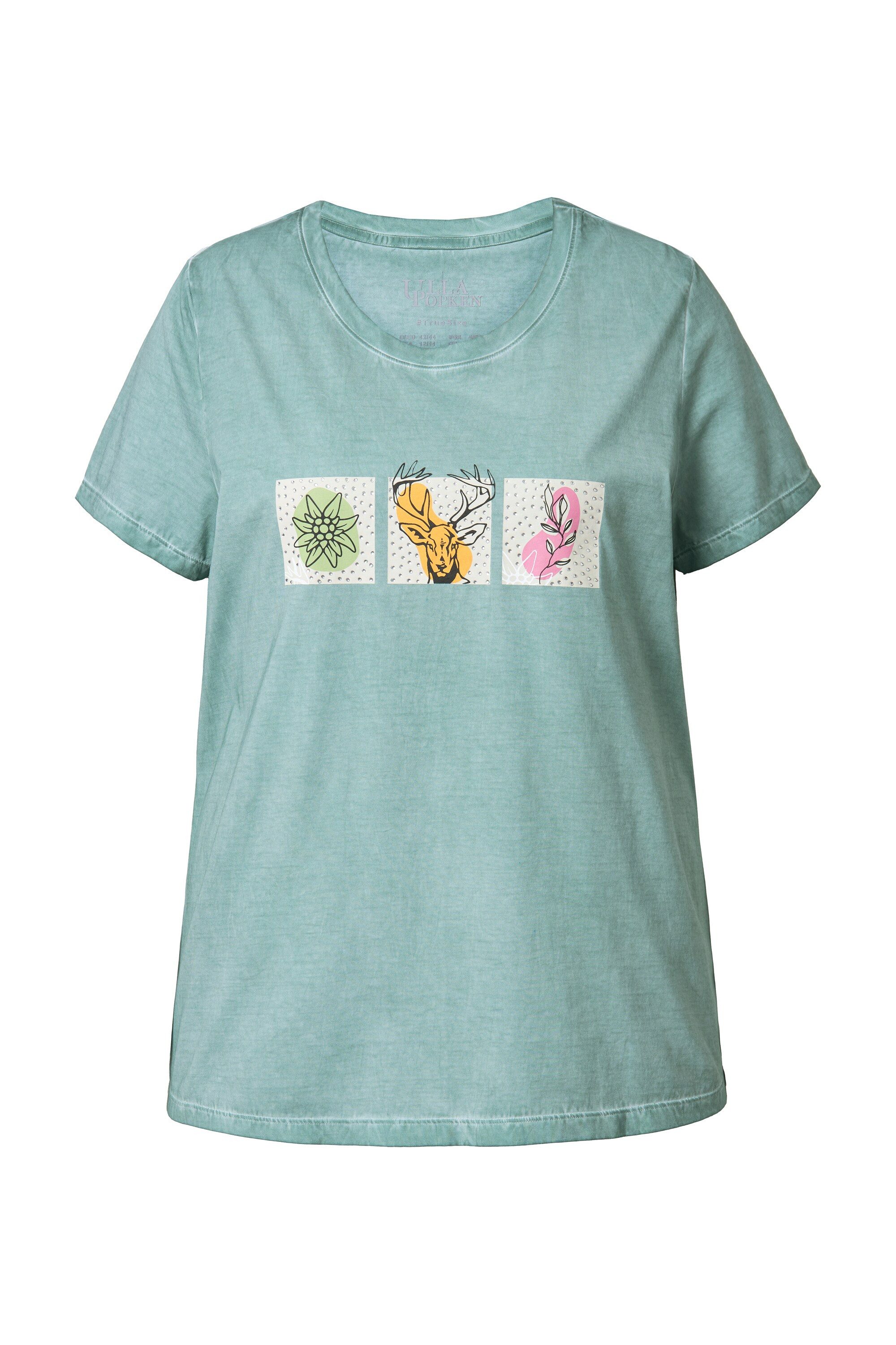 Ulla Popken T-Shirt T-Shirt Trachtenstil Classic günstig online kaufen