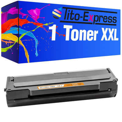 Tito-Express PlatinumSerie Tonerpatrone »Toner mit Chip ersetzt HP W1106A W1106 A W 1106A 106A 106 A«, für Laser 107a 107r 107 Series 107w MFP 130 Series 135a 135ag 135r 135w 135wg 137fnw 137fwg 138fnw 138fw 138p 138pn 138pnw