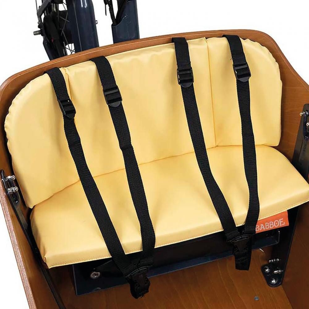 Babboe S-Pedelec Babboe Kissen Mellow Yellow, für Carve/City/Flow/Mini