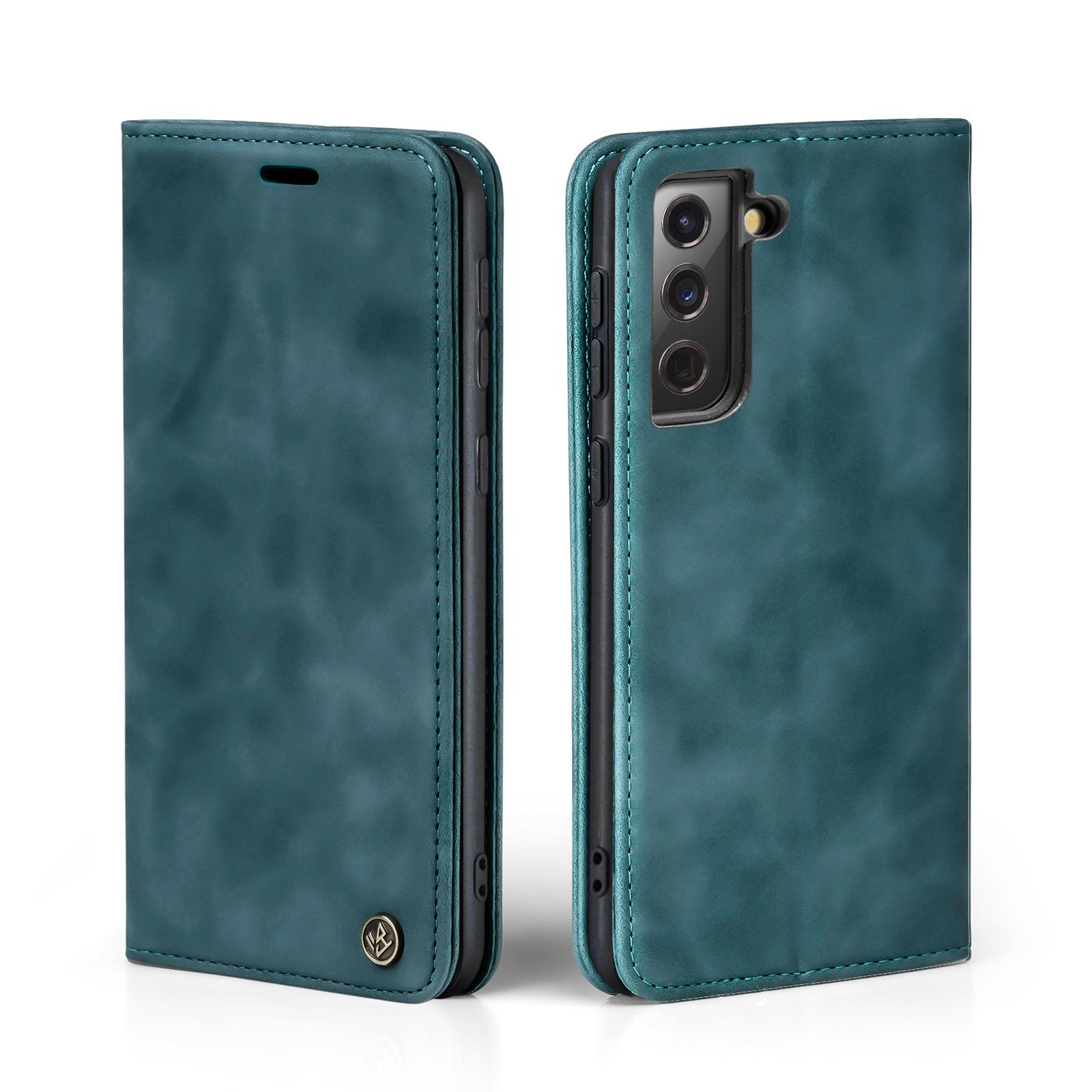 Tec-Expert Handyhülle Tasche Hülle für Samsung Galaxy S24 6.2 Zoll, 6.2, Cover Klapphülle Case mit Kartenfach Fliphülle aufstellbar