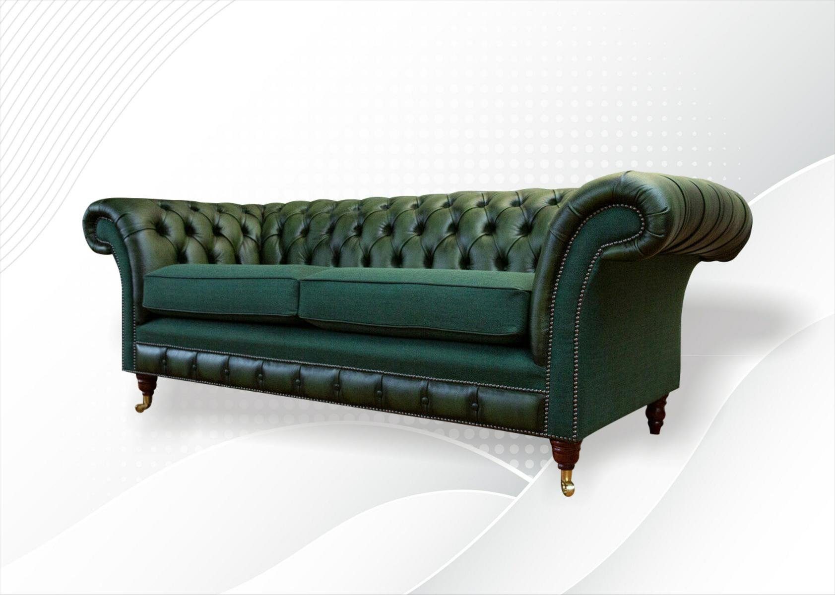 Sofa JVmoebel Chesterfield Design Chesterfield-Sofa, cm Sitzer 3 225 Couch