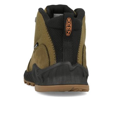 Keen Keen Nxis Explorer Mid WP Herren Dark Olive Black EUR 44.5 Outdoorschuh