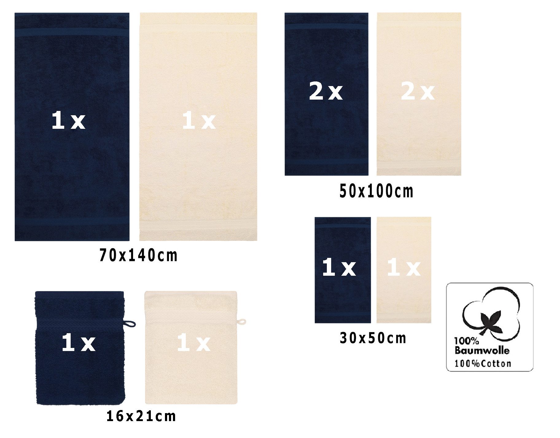 Betz Handtuch Set 10-TLG. Handtuch-Set Premium günstig online kaufen