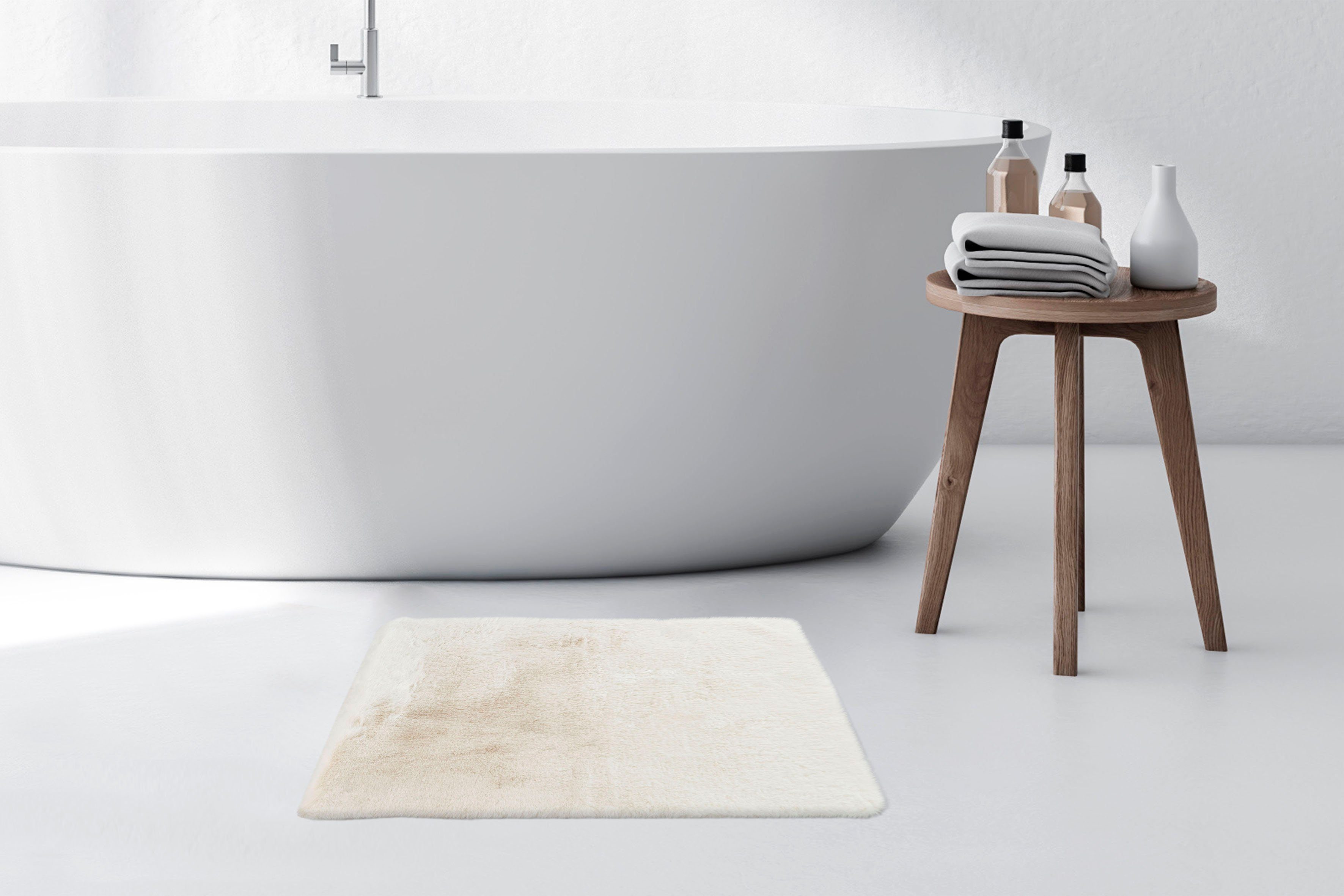 Kayoom Badematte Rabbit, Höhe 22 mm, rutschhemmend beschichtet, fußbodenhei günstig online kaufen