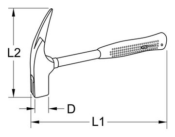 KS Tools Latthammer, 600g