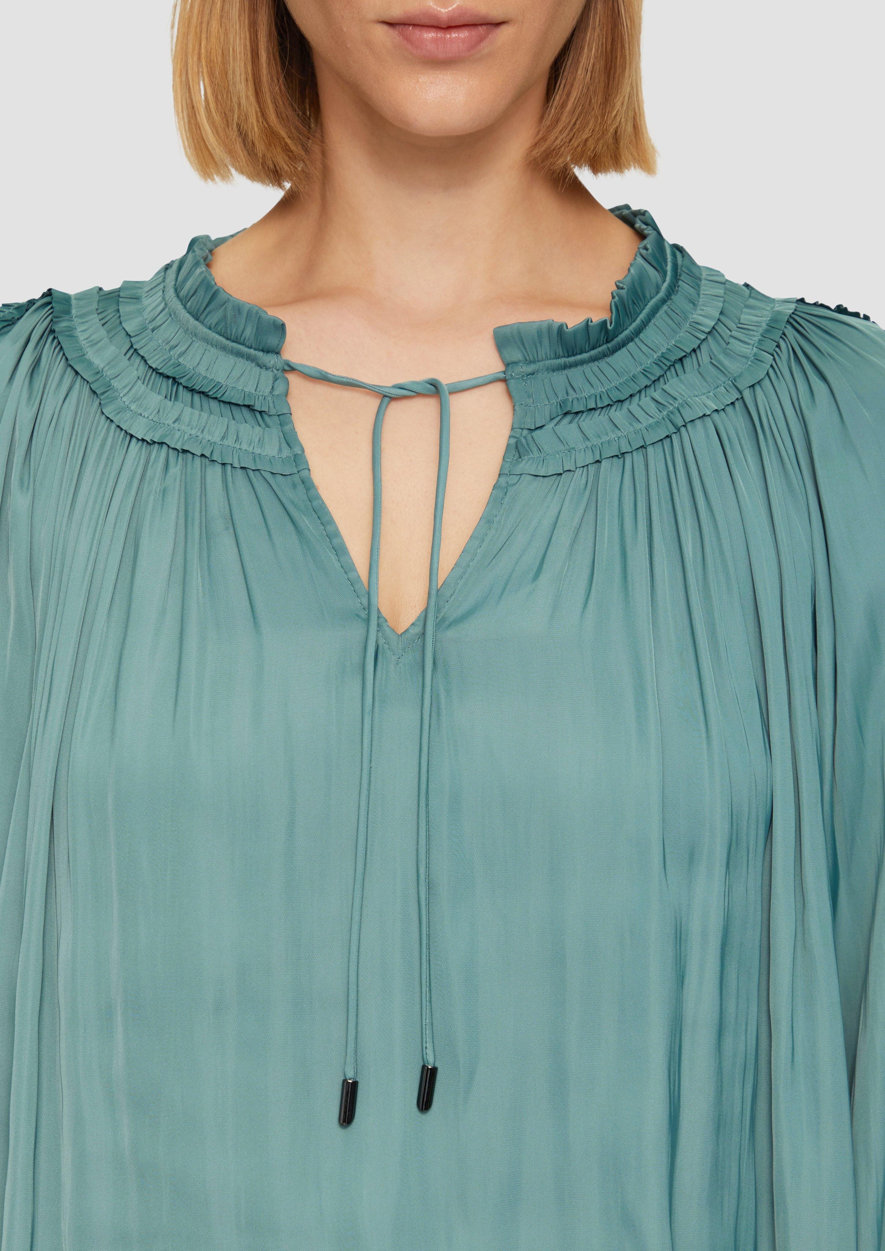 s.Oliver BLACK LABEL Langarmbluse Tunika-Bluse mit günstig online kaufen