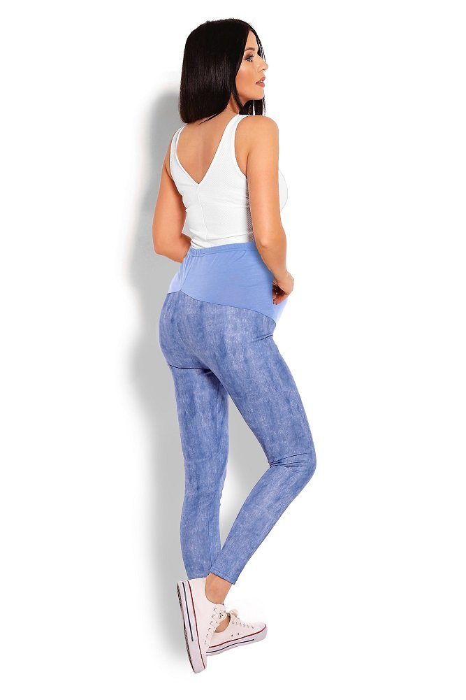 Umstandsleggings Umstands-Leggings in Jeansoptik mit Bauchband
