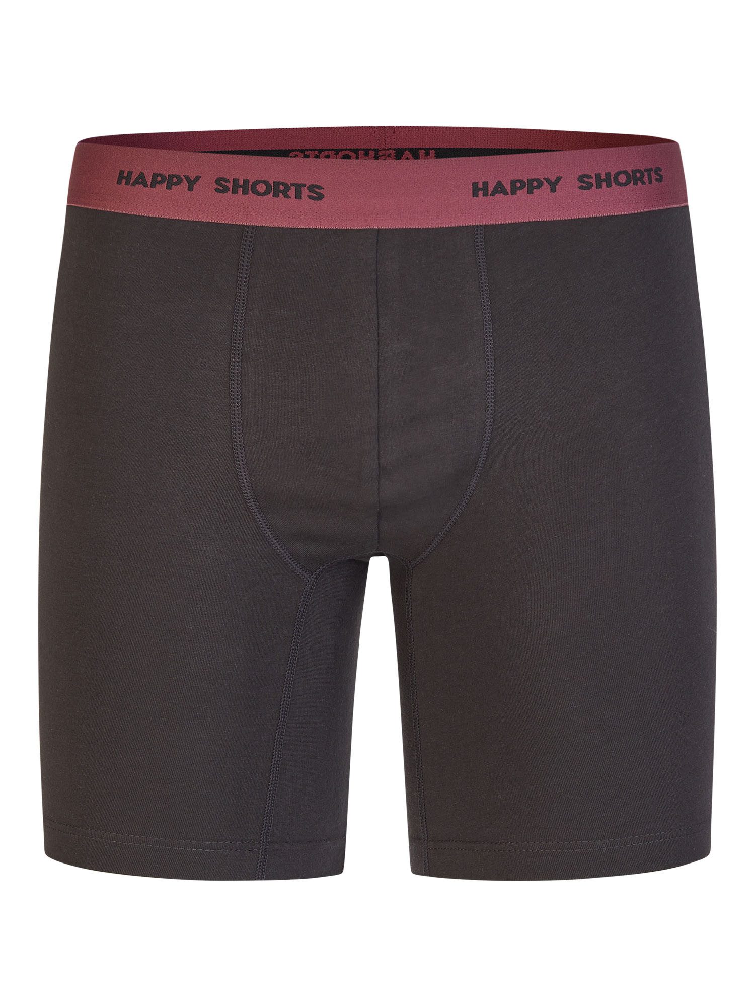 HAPPY SHORTS Langer Boxer Jersey (2-St) Boxershorts, Herren Unterhose