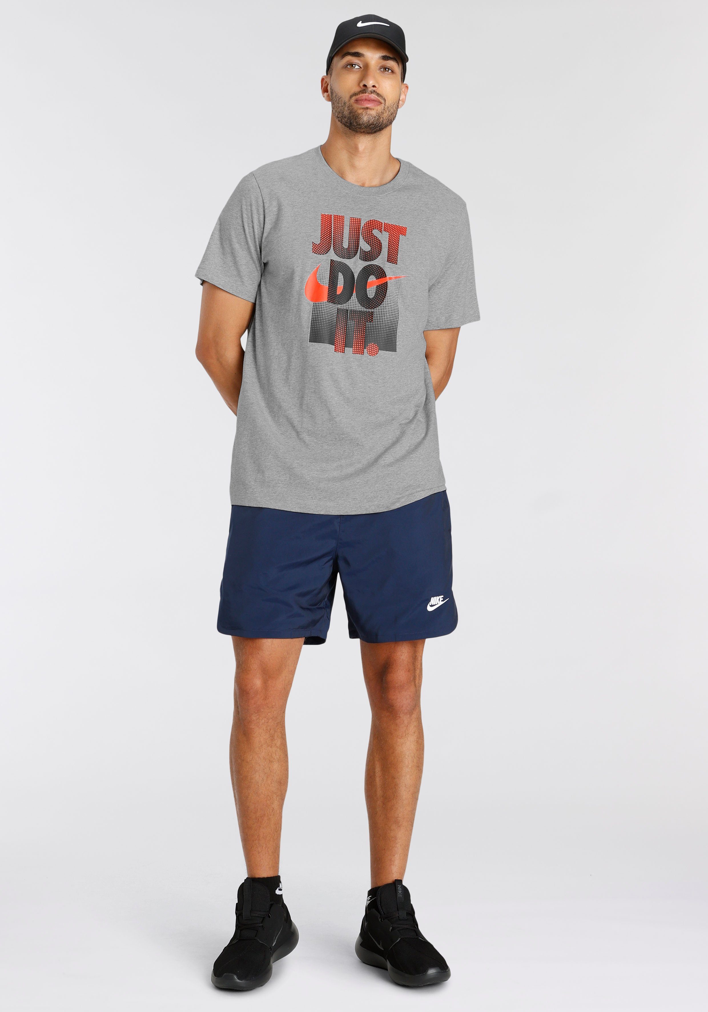 DK MEN'S Sportswear T-Shirt Nike T-SHIRT GREY HEATHER