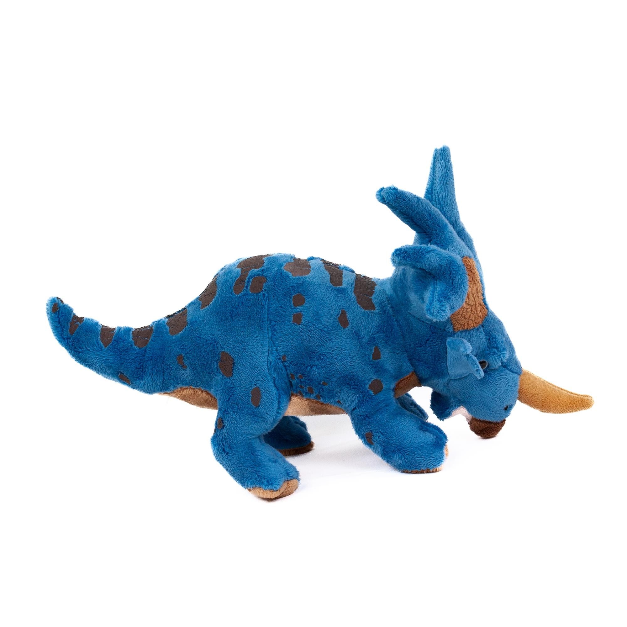 Cornelißen Kuscheltier Plüschdino Styracosaurus 39 cm blau Kuscheltier Dinosaurier