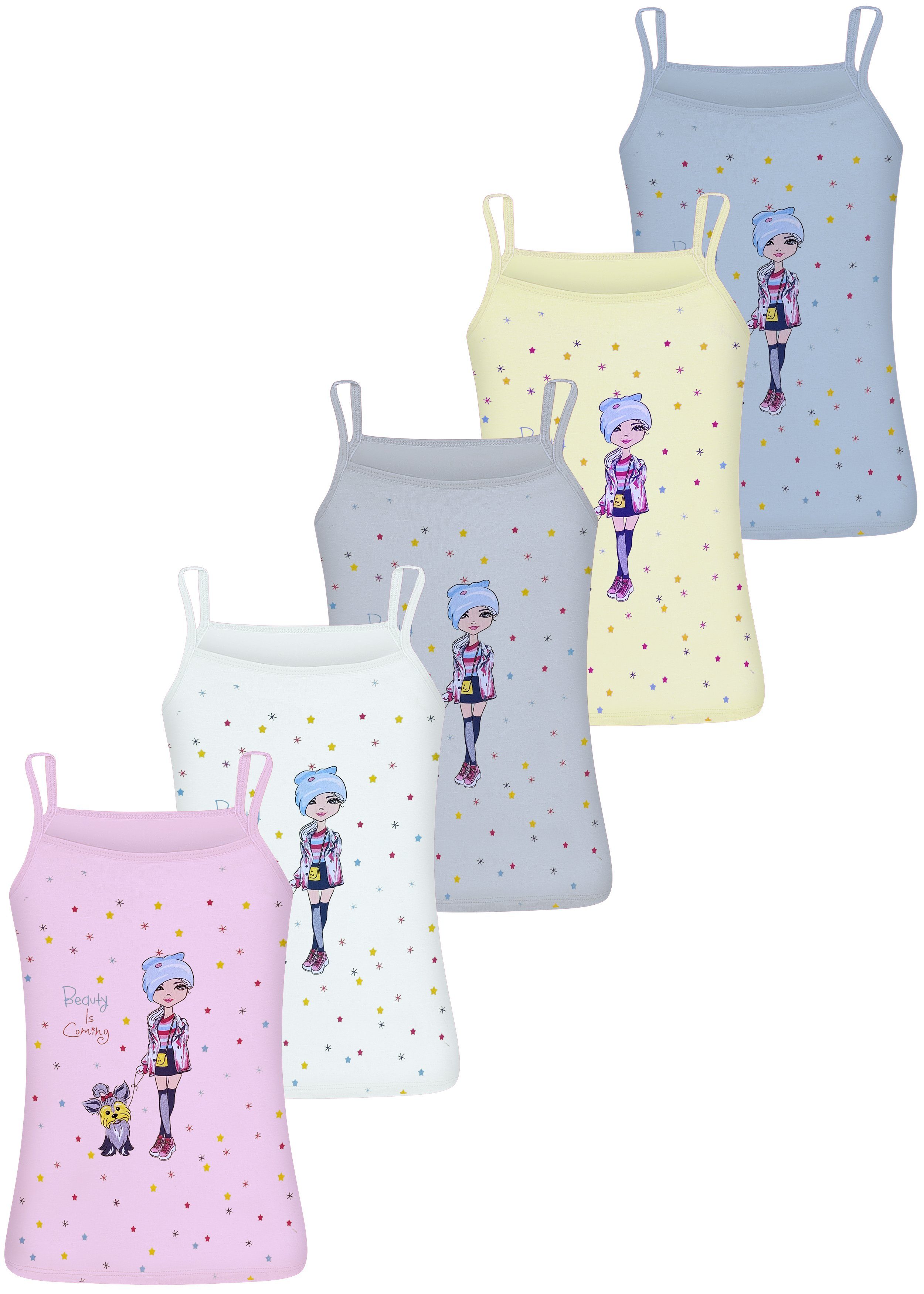 LOREZA Füßlinge »5 Kinder Mädchen Unterhemden Unterwäsche Tank« (Set,  5-Paar, 5er-Pack) online kaufen | OTTO
