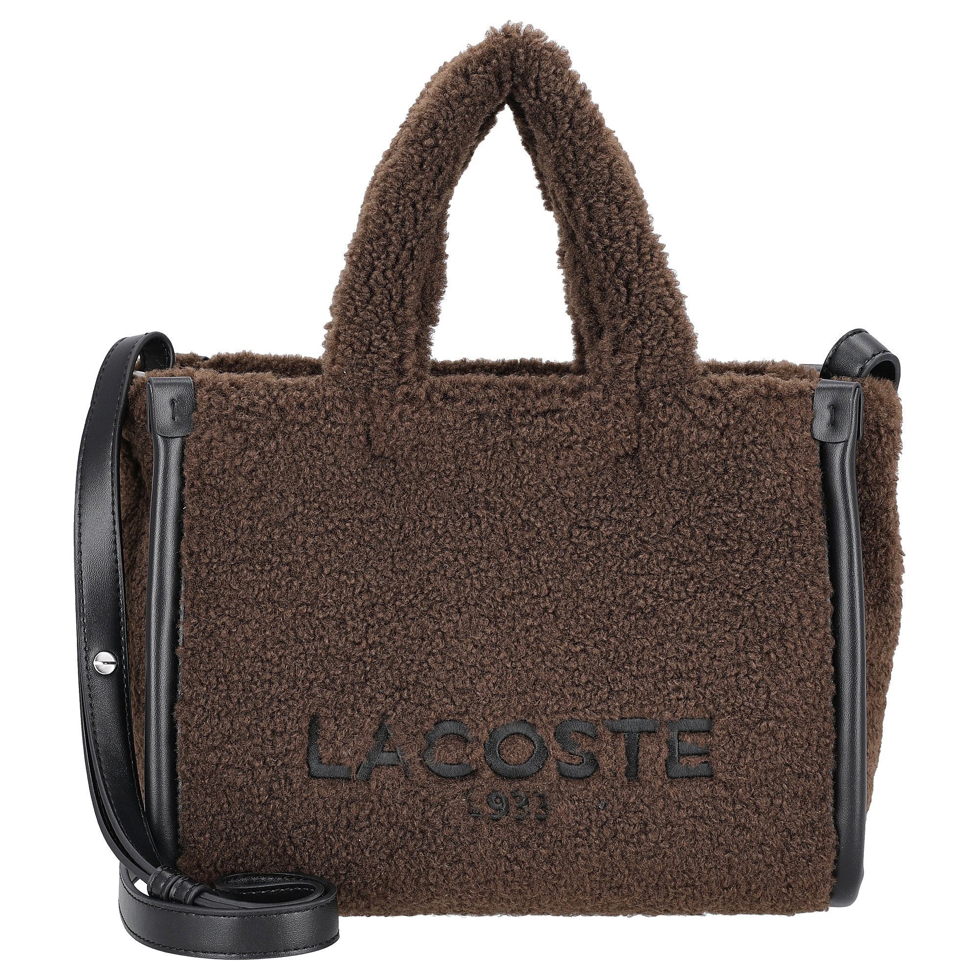 Lacoste Umhängetasche Heritage - Shopping Bag S 27.5 cm (brown noir)