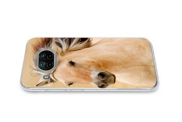 MuchoWow Handyhülle Pferde - Tiere - Mähne - Porträt, Phone Case, Handyhülle Xiaomi Mi 10T Lite, Silikon, Schutzhülle