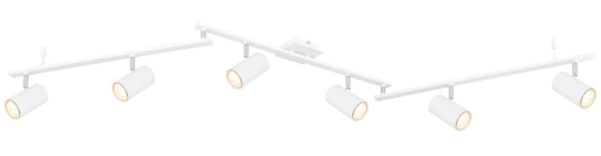GLOBO LIGHTING Deckenstrahler ROBBY, ohne Leuchtmittel, Deckenspot, GU10 Fassung, Wohnzimmer, Flur